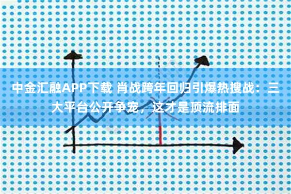 中金汇融APP下载 肖战跨年回归引爆热搜战：三大平台公开争宠，这才是顶流排面