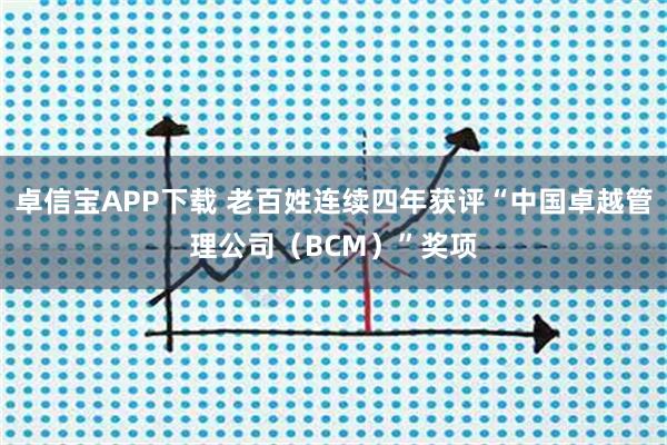 卓信宝APP下载 老百姓连续四年获评“中国卓越管理公司（BCM）”奖项